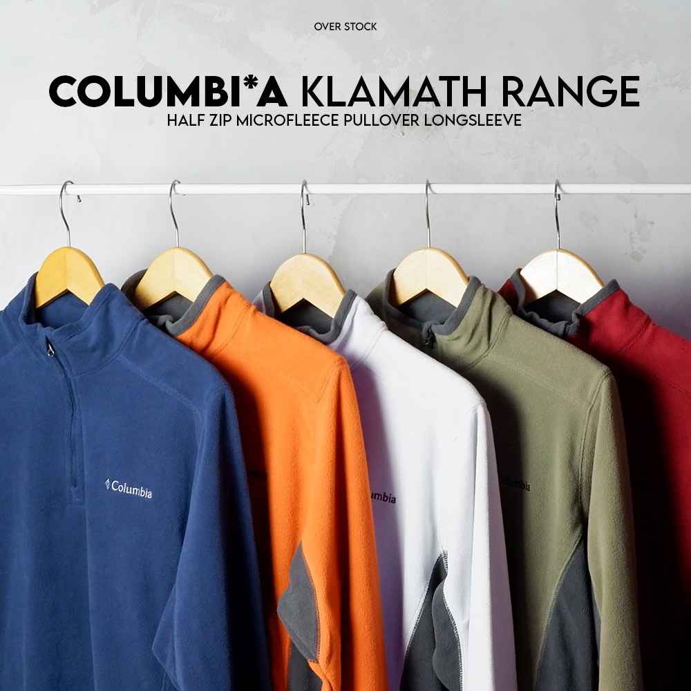 Columbia Klamath Range II Half Zip Microfleece Pullover Longsleeve