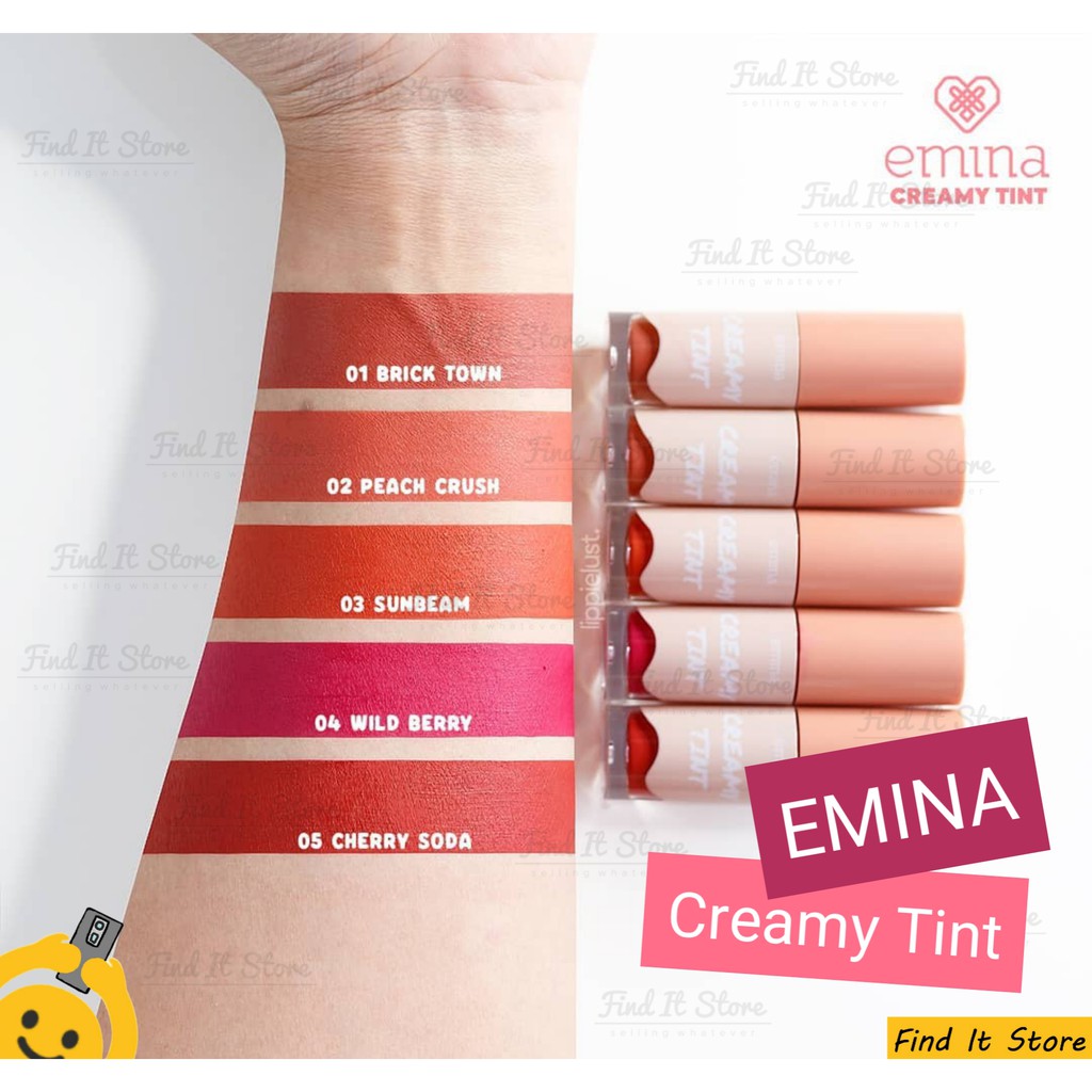 Emina Creamy Tint | Lip Tint Creamy | BPOM Creamytint