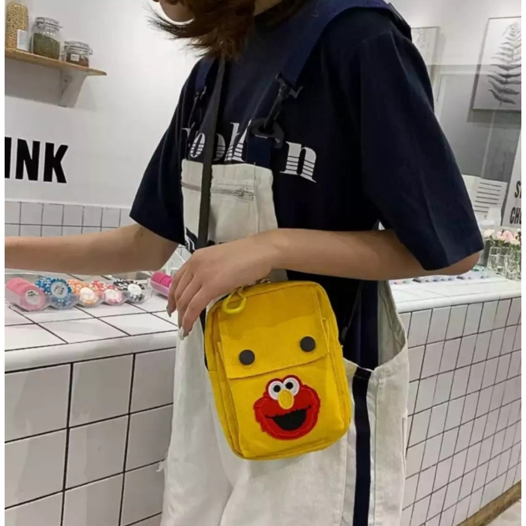 (Toko Uci)Tas selempang wanita korea elmo // tas selempang murah