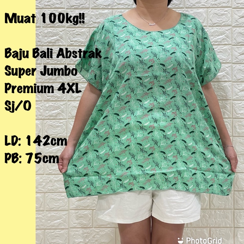 PROMO!!!BAJU BALI SUPER JUMBO FIT TO 4XL MUAT 100KG REAL PICT KODE SJ/O