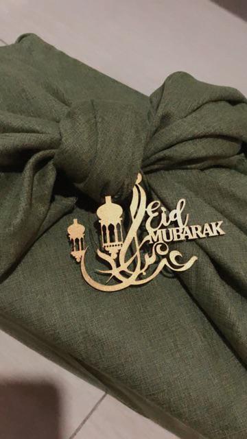 Hiasan Hampers Lebaran Cake Topper Eid Mubarak Ramadan Ramadhan Parcel