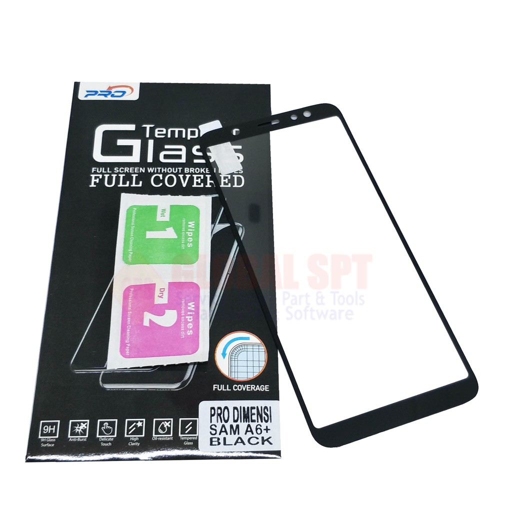 ANTIGORES KACA SAMSUNG A6+ / A6 PLUS FULL WARNA / TEMPERED GLASS / AG TG A605 / A605F