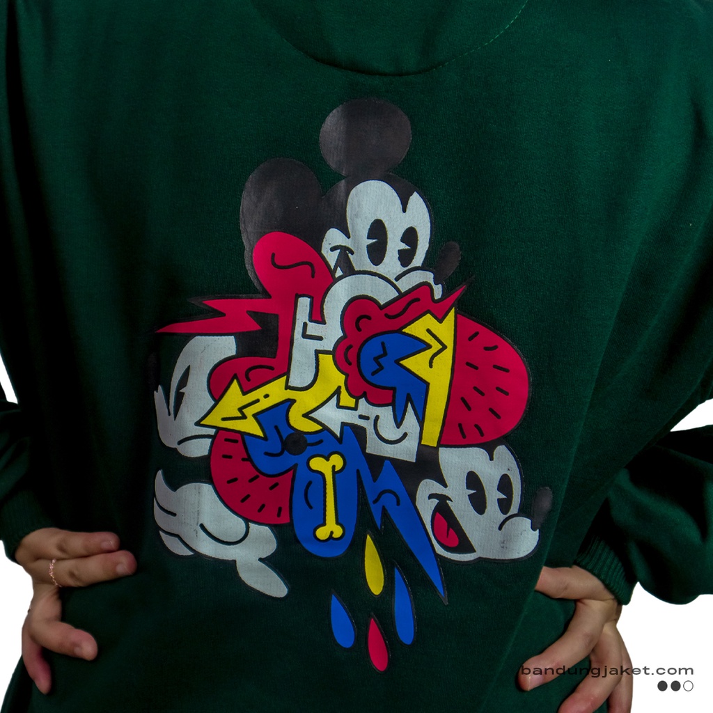 Mickey Tren Sweatshirt  Holyrider Emerald