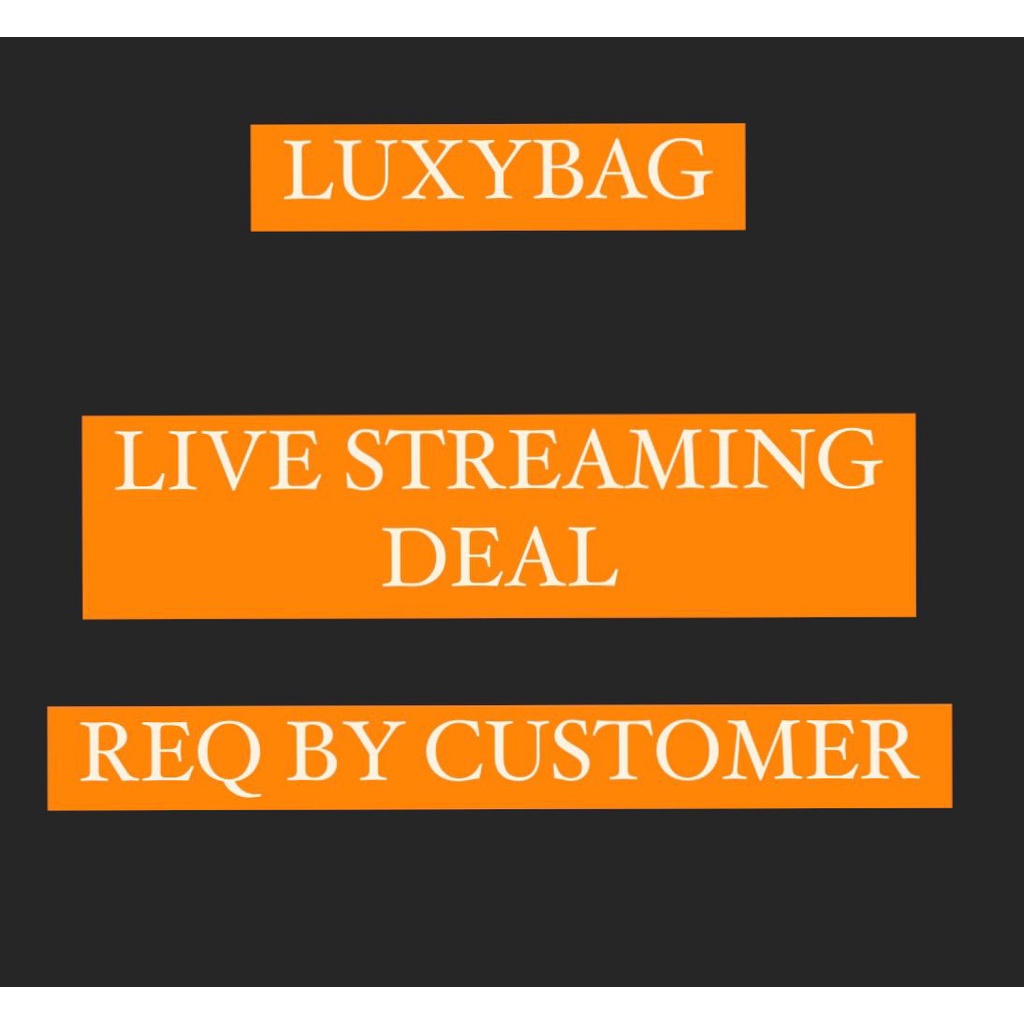 LUXY NOTA LIVE STREAMING - KHUSUS CUST LIVE DEAL