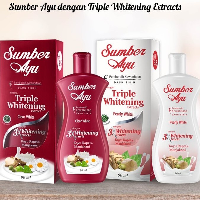 Sumber Ayu Pembersih Kewanitaan Triple Whitening Extracts Indonesia