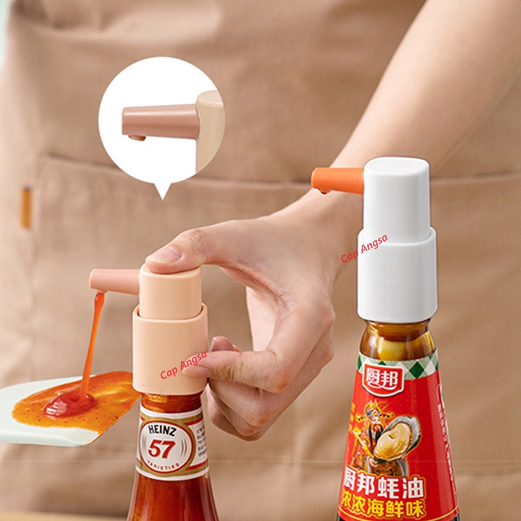 SAUCE PUMP HEAD PENCETAN KEPALA POMPA BOTOL TEKAN OYSTER SOUCE TUTUP SAUS TIRAM KECAP SYRUP SIRUP PRESS