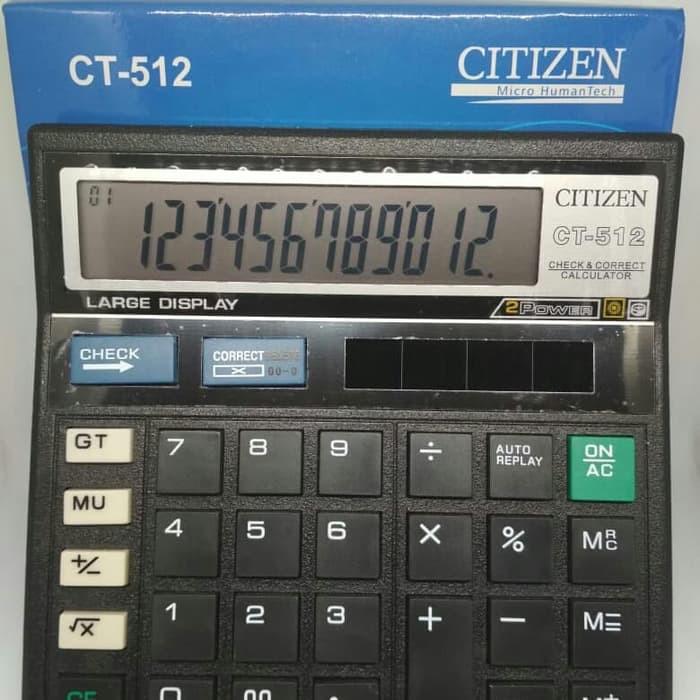 

Kalkulator Citizen CT 512 12 Digit Calculator CT512