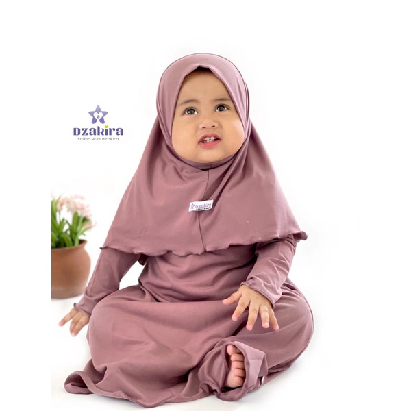 GAMIS BAYI KIA by DZAKIRA 0-2thn PLUM