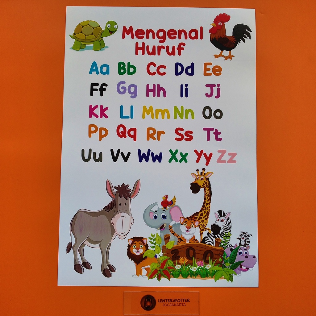 

Poster belajar mengenal huruf abjad A - Z. Poster Pembelajaran, Poster Sekolah, Poster Belajar.