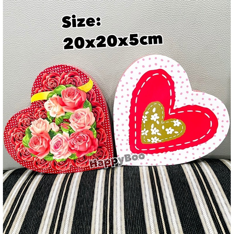 kotak kado love pipih high quality tebal box kado love box kdo valentine heart shape hammpers