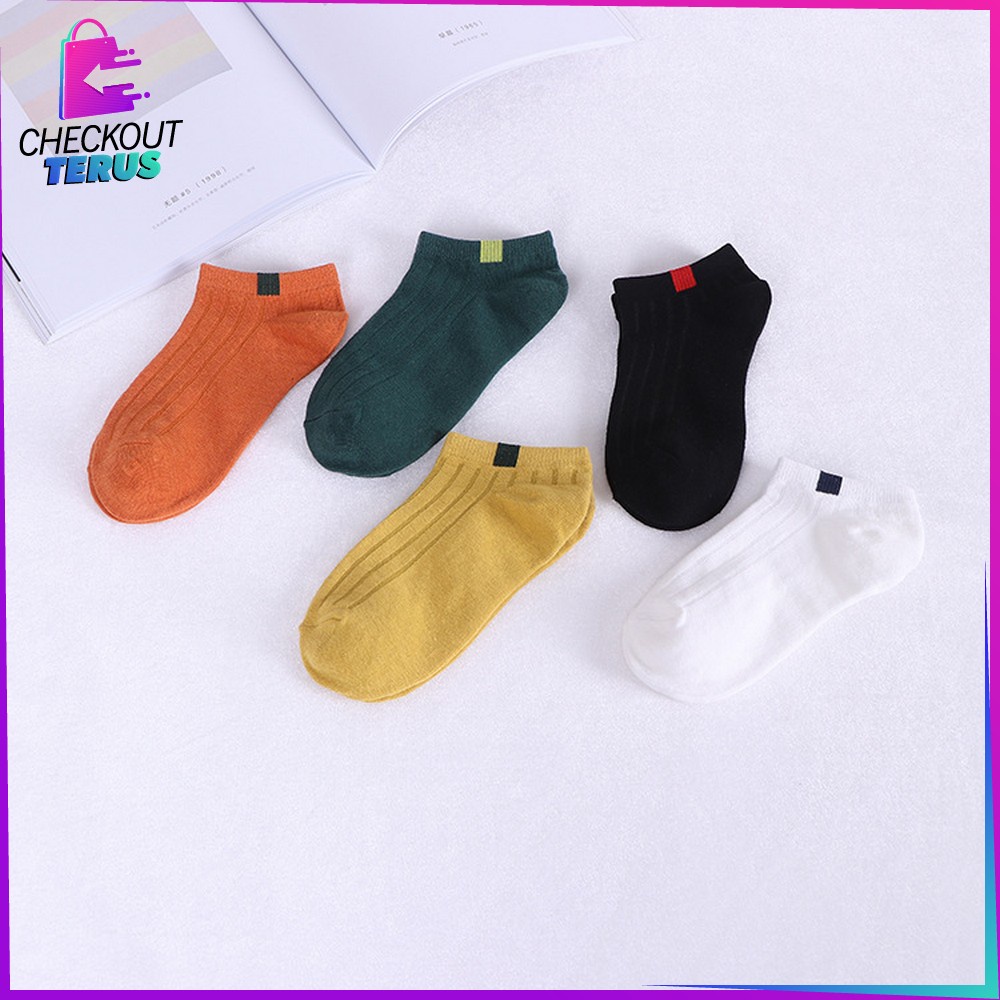 CT P55-P58 Kaos Kaki Pendek Dewasa Kaos Kaki Semata Kaki Polos Lucu Kaos Kaki Ankle Wanita Motif Lucu Kaos Kaki Pendek