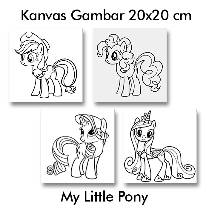 

Kanvas Lukis Gambar Anak Kuda Poni 20x20 cm