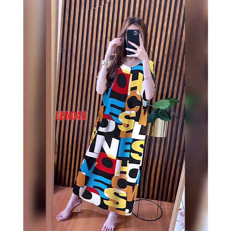 Daster Panjang Busui Semata Kaki Non Ruffle