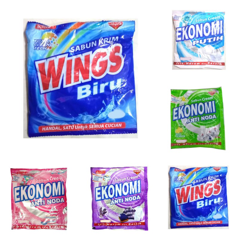 SS Ekonomi Wings Sabun Cream 500K bag 196 174 gr Colek 500 K 350K