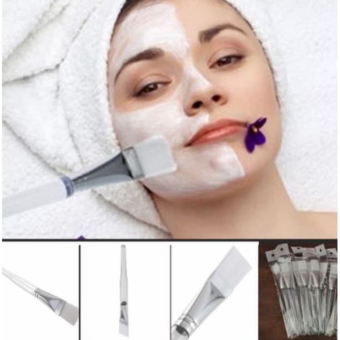 Kuas Masker Daily Use Kuas Makeup Brushes Kosmetik Transparan - EF60