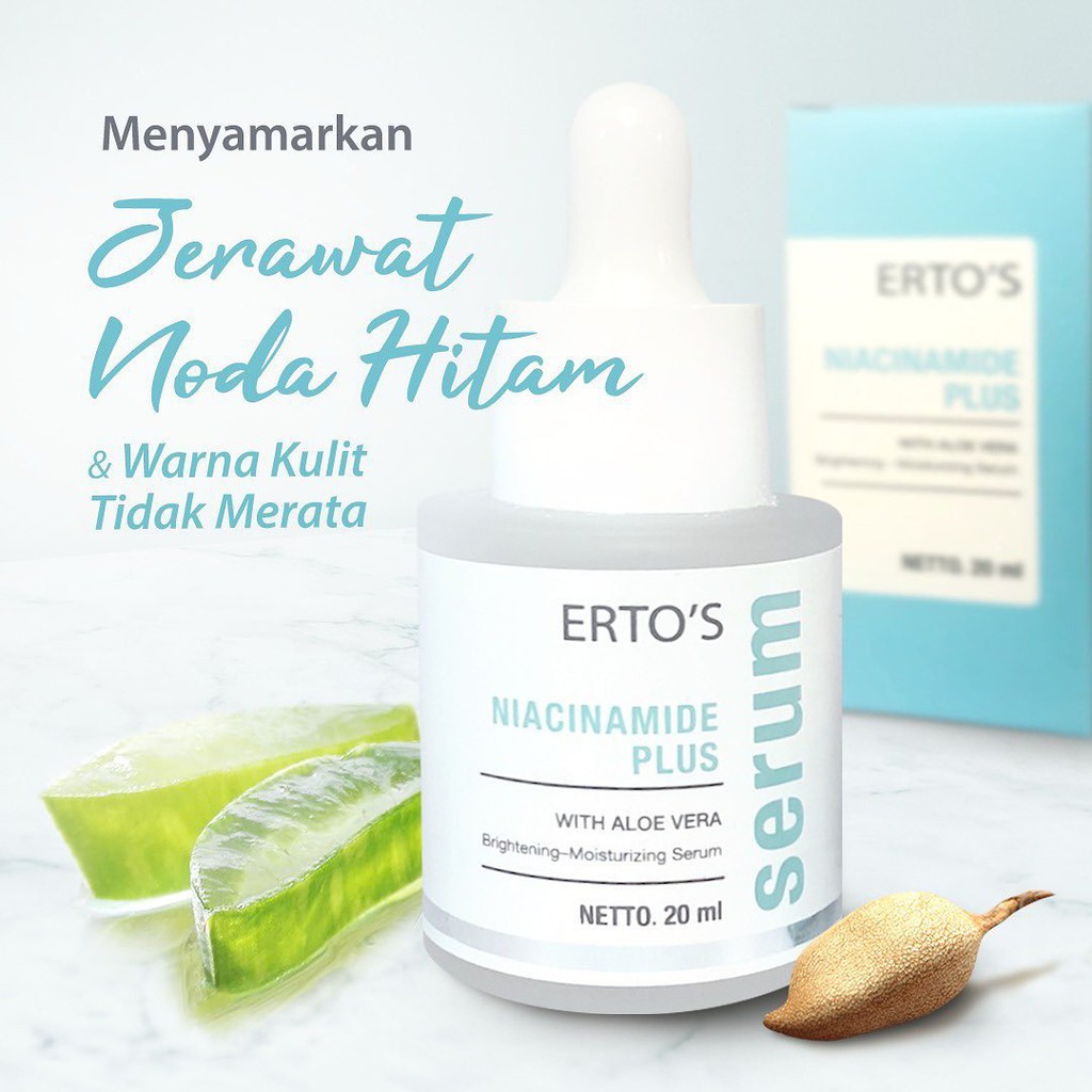 ERTOS/ ERTO'S Niacinamide Plus 20ml BPOM Original