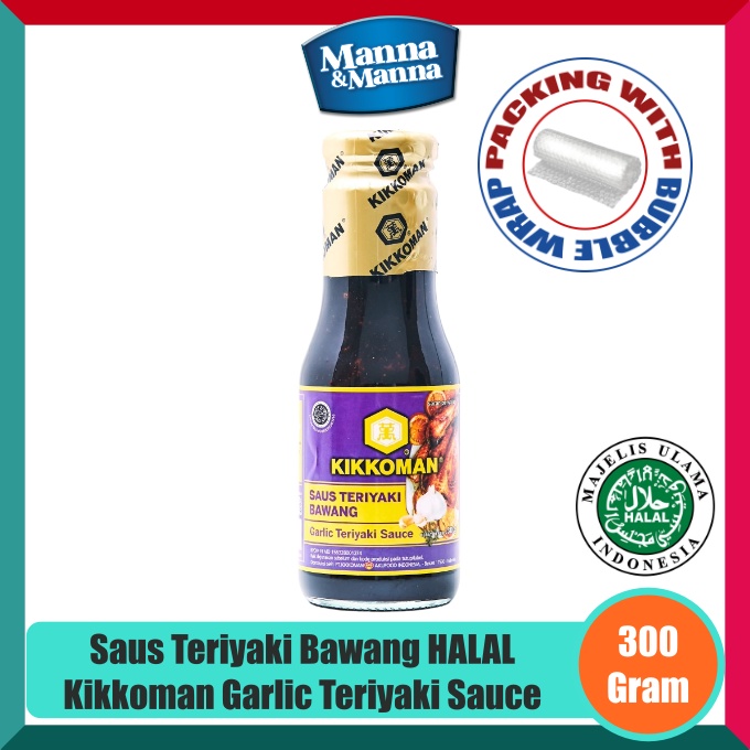 

Saus Teriyaki Bawang HALAL Kikkoman - Botol - 300 Gram