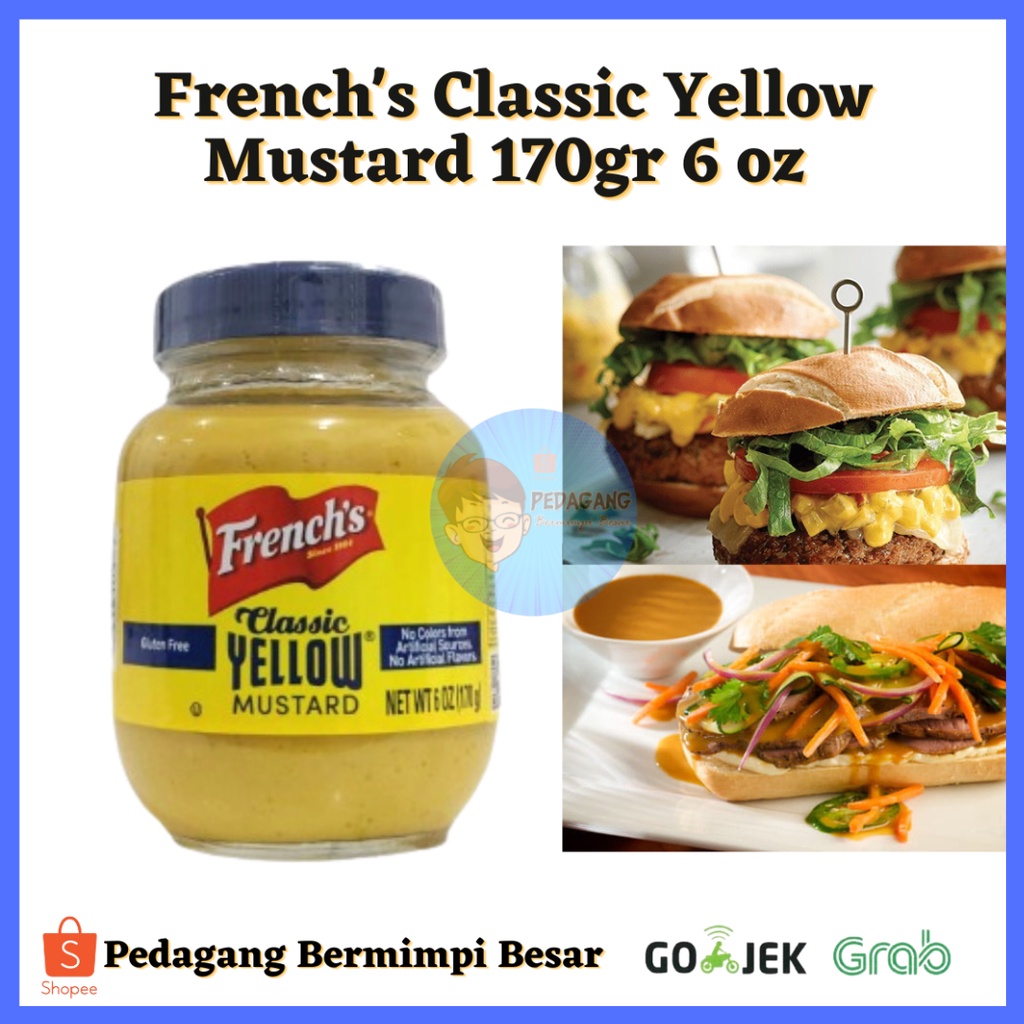 French's Classic Yellow Mustard 170gr 6 oz / Mustard USA / Mustard Import