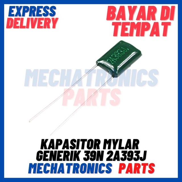 [PAS-9279] KAPASITOR MYLAR GENERIK 39N 2A393J