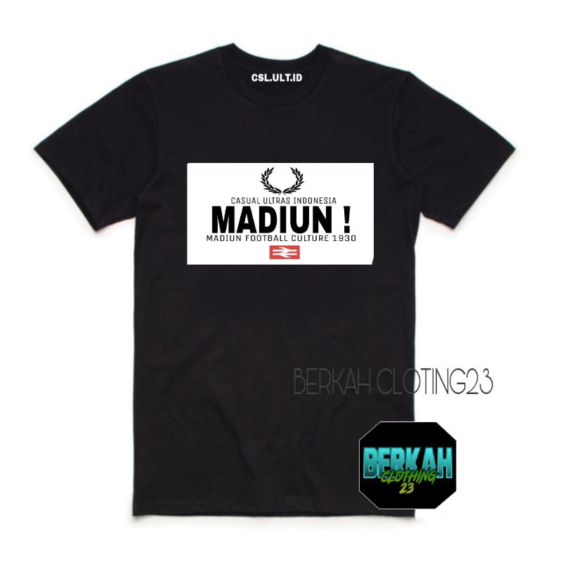 T-shirt kaos baju Casual ultras Indonesia MADIUN