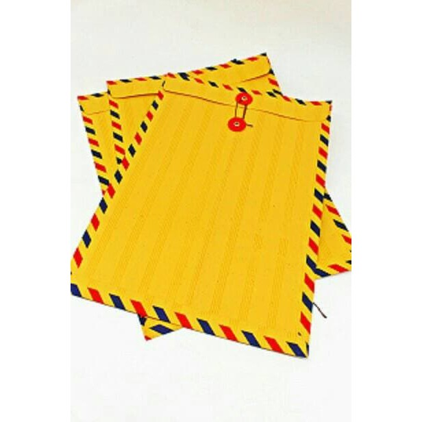 

Amplop Coklat Folio Airmail 100pcs