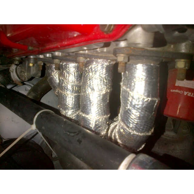 Peredam Panas Knalpot Exhaust Wrap Motor Mobil