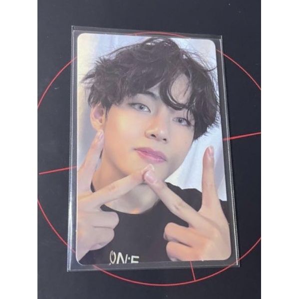OFFICIAL PHOTOCARD BTS V TAEHYUNG MOTS ONE BLURAY