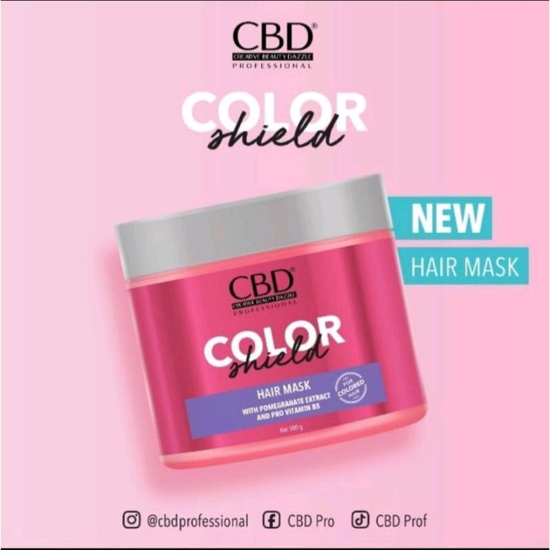 CBD Color Shield Hair Mask Rambut Berwarna Masker Rambut 500ml