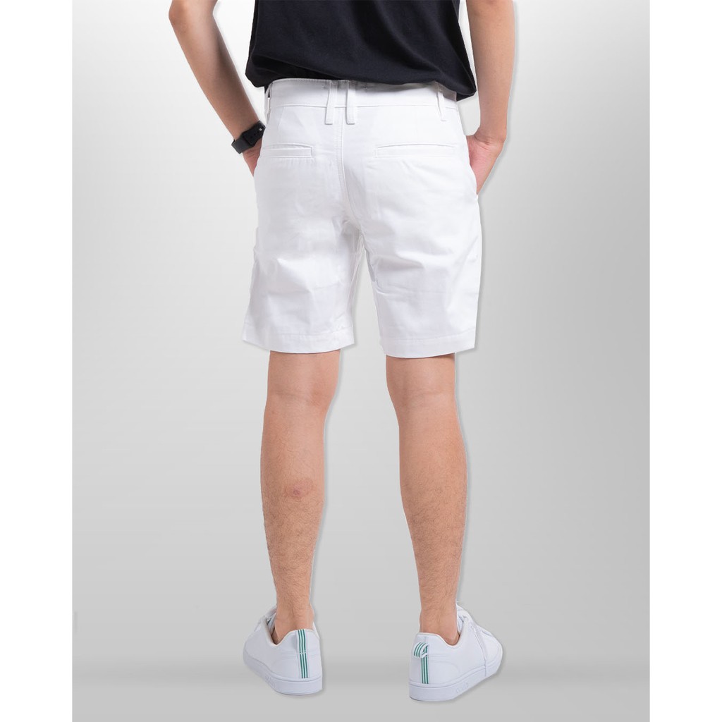 [Limited Edition] White Relax Short Chino Pants