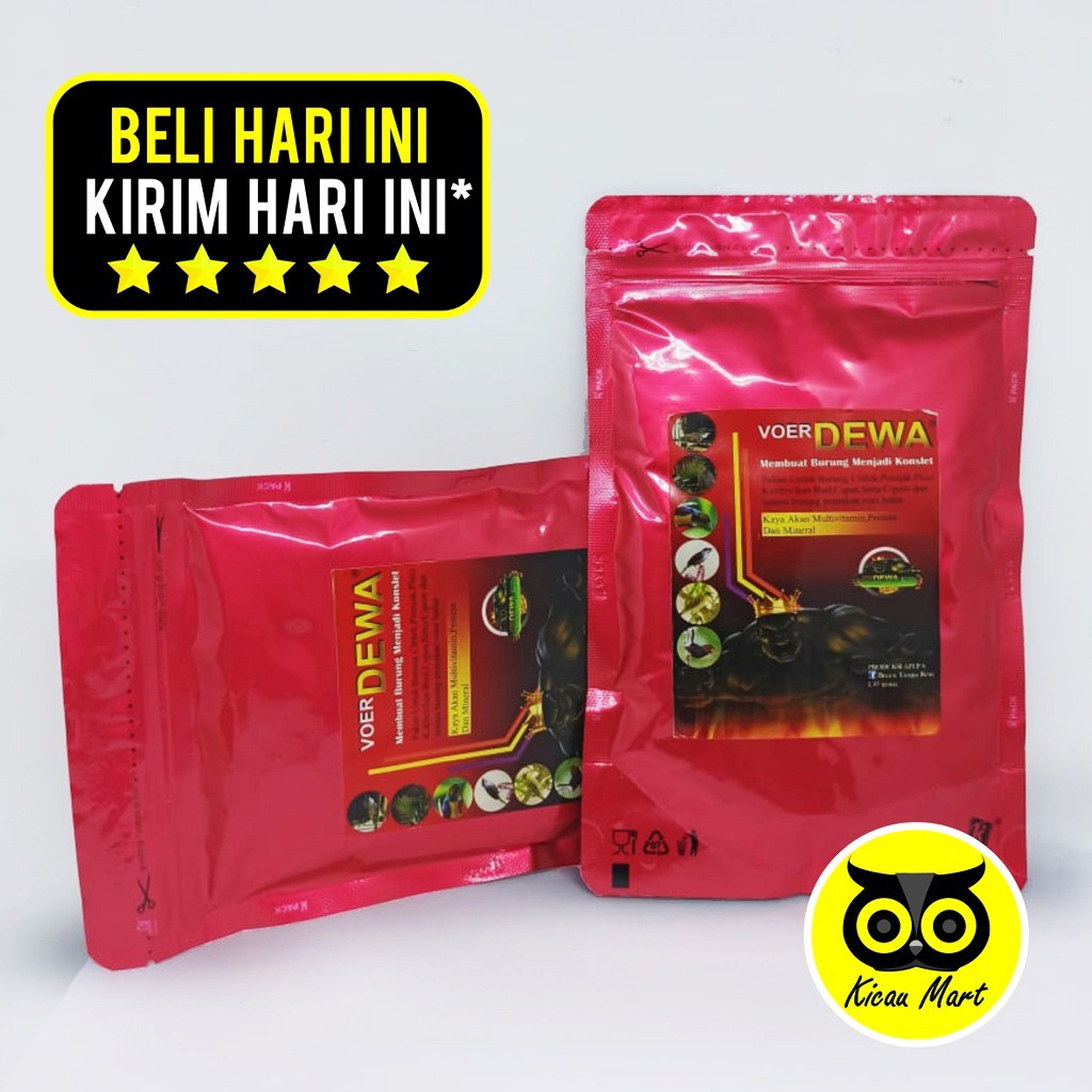 VOER DEWA PUR HALUS PAKAN BURUNG CIBLEK PLECI KOLIBRI SIRTU HIGH PROTEIN DOSIS TINGGI VRDEWA