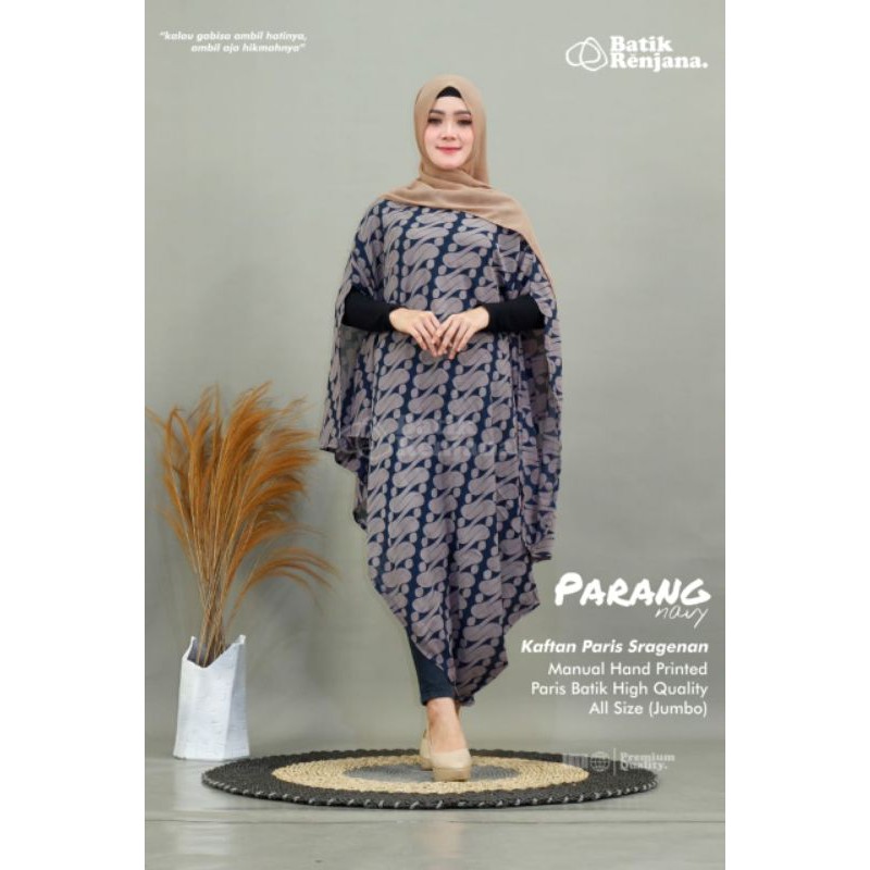 Baju Wanita Batik Kaftan Paris