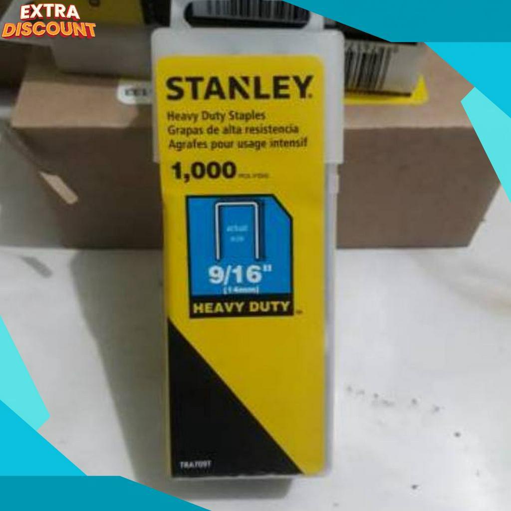 

STOCK TERUPDATE isi staples 916 14mm Heavy Duty Staples TRA79T stanley 1 pc