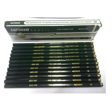 

12psc pensil m200 hijau 2 b HARGA 1 LUSIN