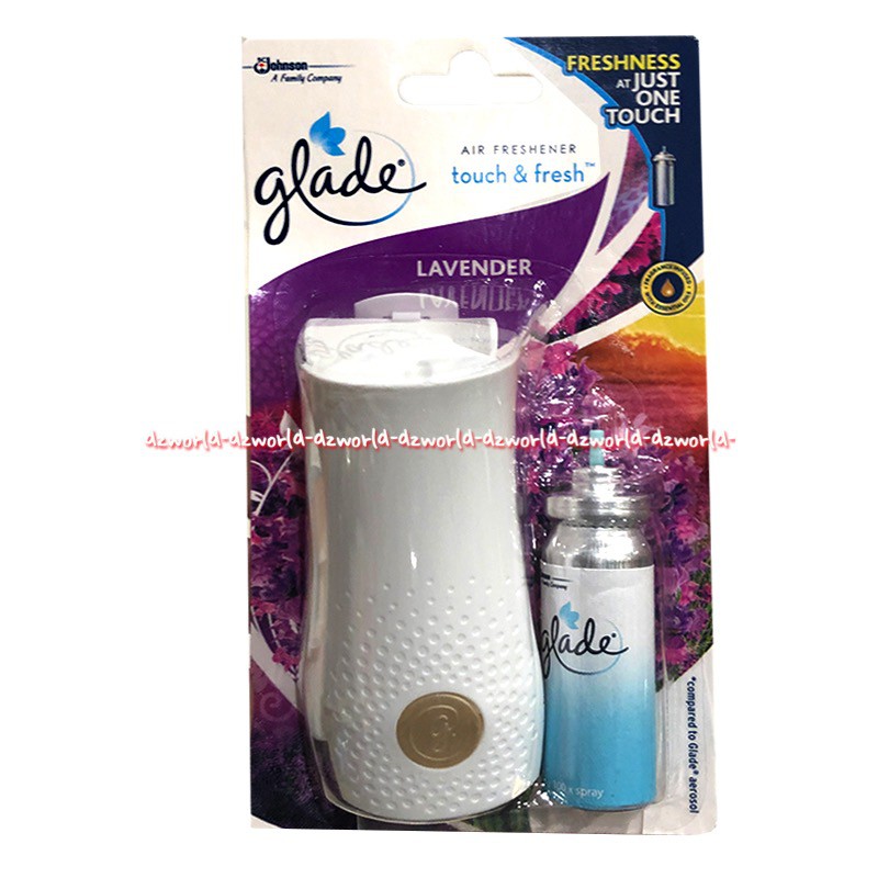 Glade Air Freshener Touch &amp; Fresh Lavender Lemon Pewangi Ruangan Toilet