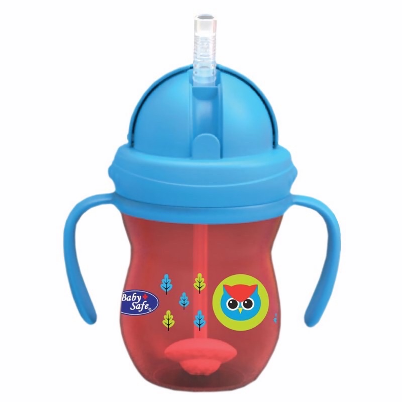 BABY SAFE TRAINING CUP WITH STRAW / 270ML ( P12SK019)