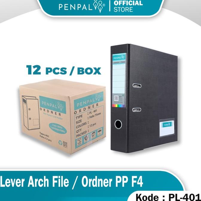 

DISKON PENPAL LEVER ARCH FILE / ORDNER FOLIO PL-401 ( 12 PCS ) SALE