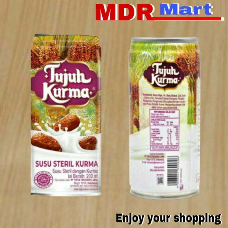 

TUJUH KURMA Susu steril kurma 200ml