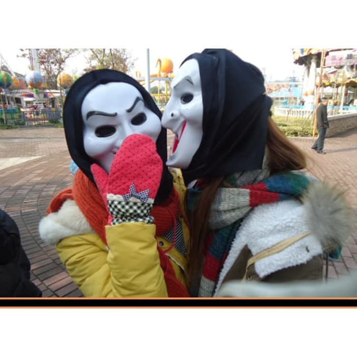 TOSC topeng the scream halloween karakter mask