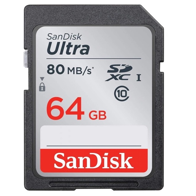 Kartu memori card Sandisk Ultra SDXC UHS-I Card / SD Card Class 10 80MBps - 32GB 64GB 128GB 100% ORI-6