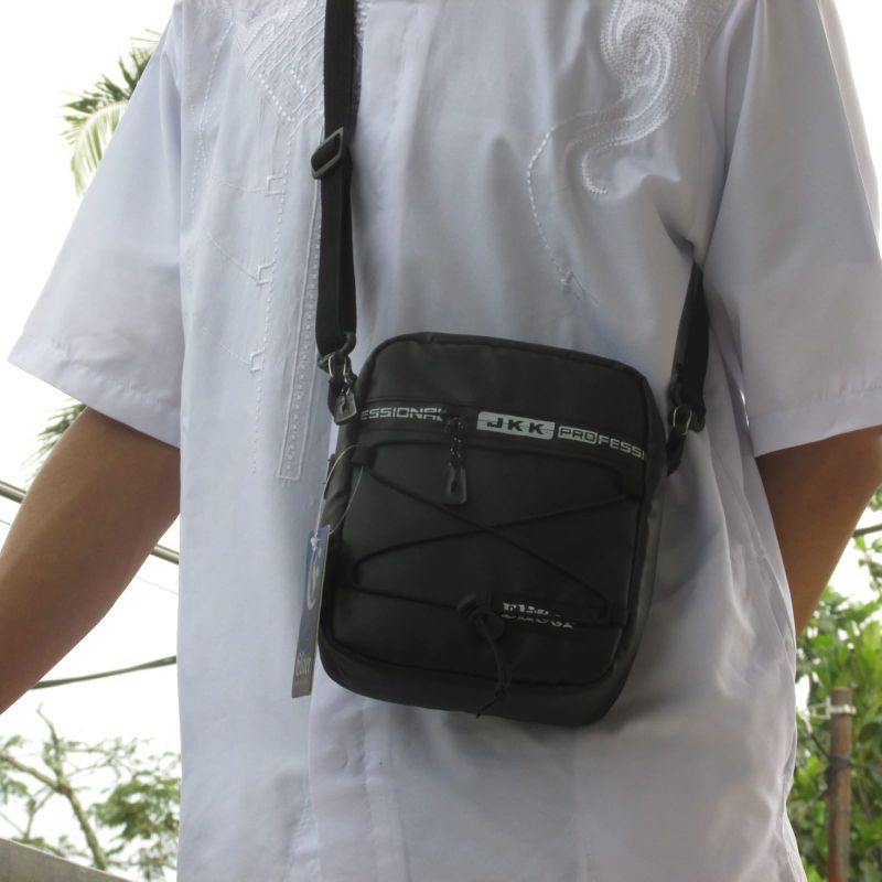 Sling Bags Pria Eliter Kulit Bimo Waterproof Selempang Mini