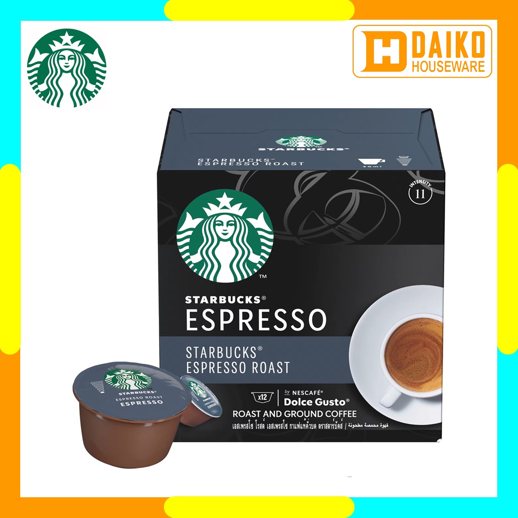 Starbucks Capsule Nescafe Dolce Gusto NDG Espresso Roast 1 Box Original Nestle