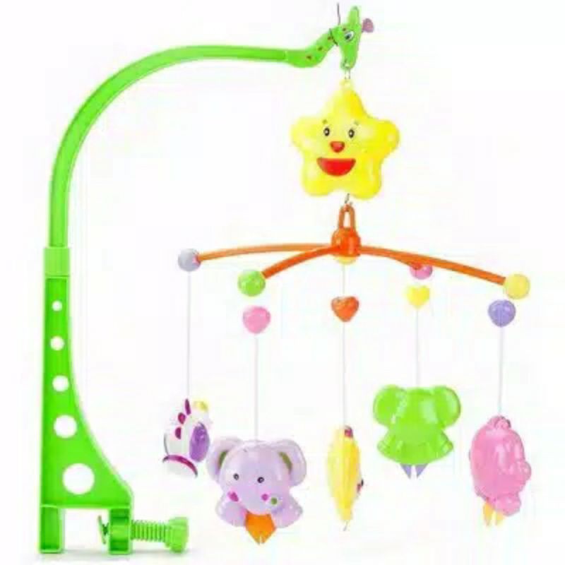 Baby Bed Bell Mainan Bayi Music Box Gantung / Musical Mobile Besar Kado Lahiran