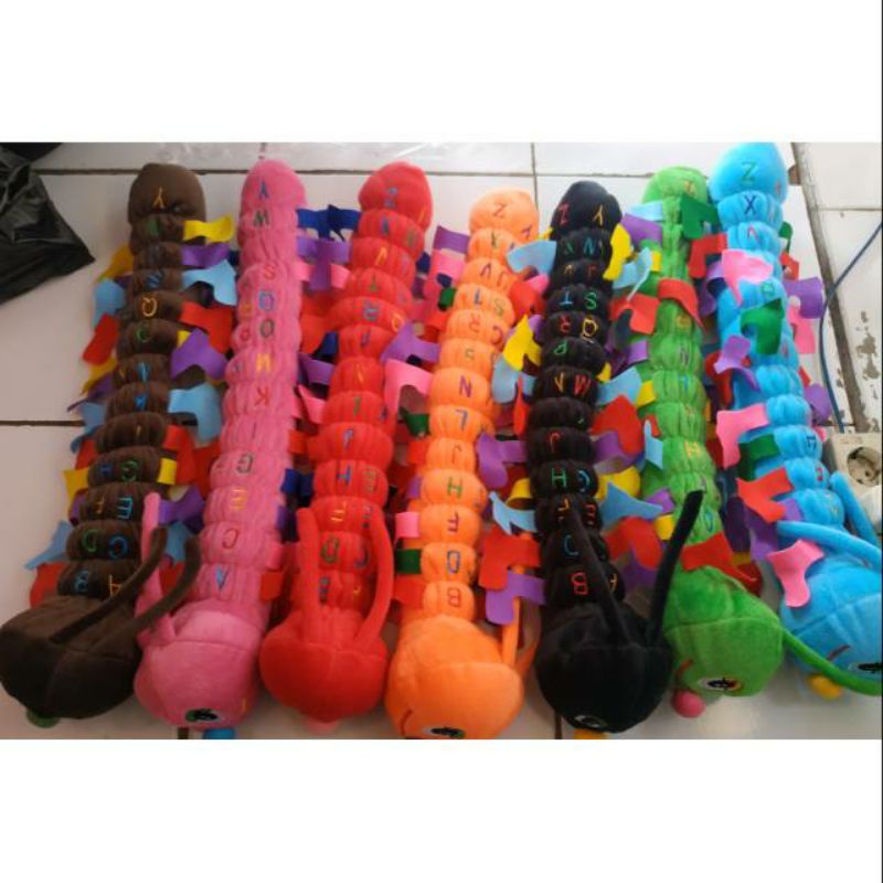 0Boneka Ulil Boneka Ulat Bulu 80cm - Boneka Dashbor Mobil Lucu Dan Gemesin SNI Murah dan berkualitas