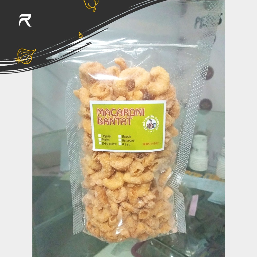 

Makaroni / Makroni Bantat Tasikmalaya Kremes 6 Varian