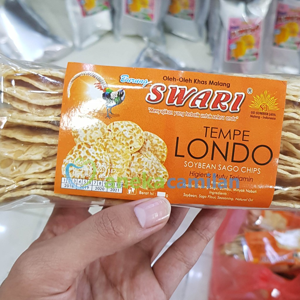 

Keripik Kripik paket isi 3 Tempe Sagu Burung Swari / Tempe Londo Khas Malang