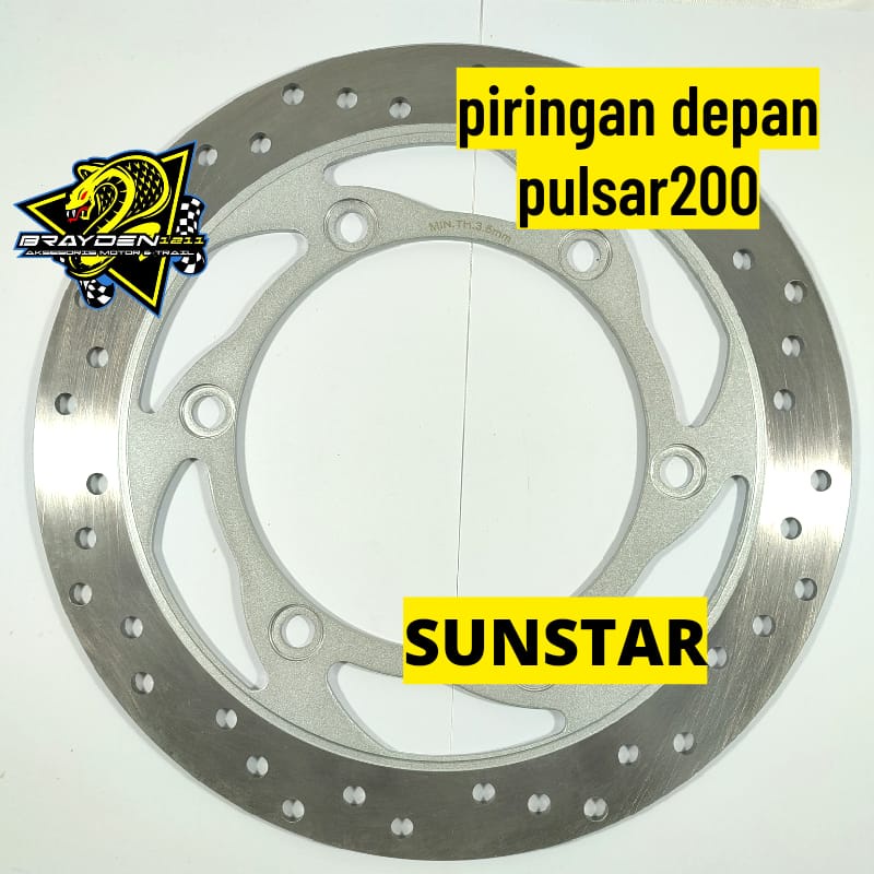 DISC DEPAN BAJAJ PULSAR/CAKRAM DEPAN BAJAJ PULSAR/PIRINGAN DEPAN BAJAJ PULSAR 200