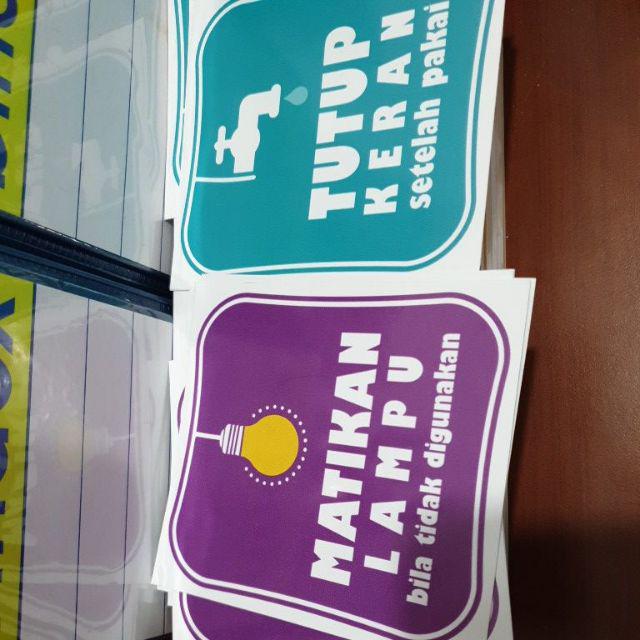  STIKER  STICKER  ICONIC HEMAT  ENERGI  Shopee Indonesia