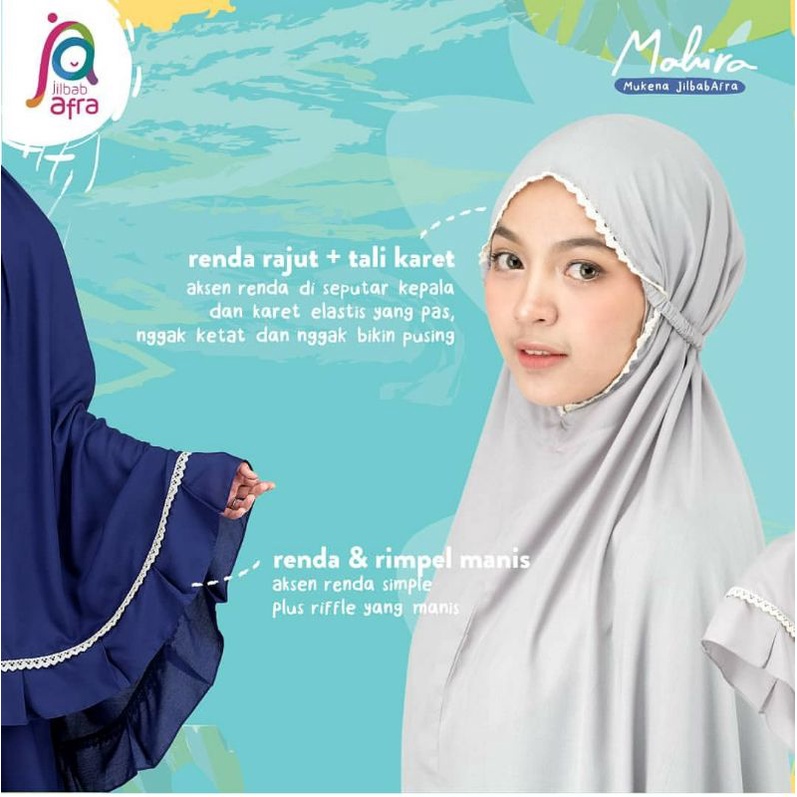 Mukena Dewasa Mahira - Merek Jilbab Afra