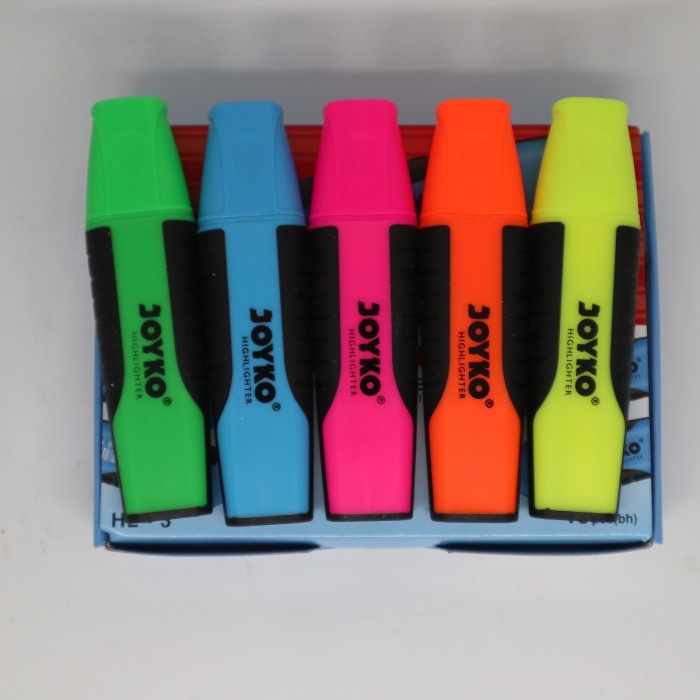 highlighter joyko spidol marker warna high lighter stationery murah