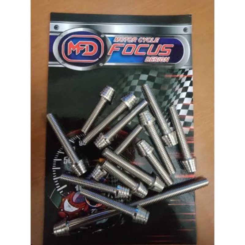 baut probolt mesin yamaha rxking  FOCUS model kerucut